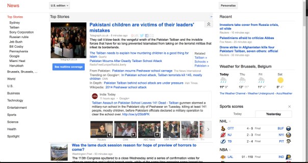 Google News. Spanish version not any more available.